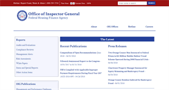 Desktop Screenshot of fhfaoig.gov